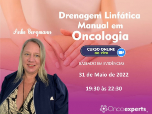 Curso Online ao vivo: Drenagem linfática manual em Oncologia - Turma 5